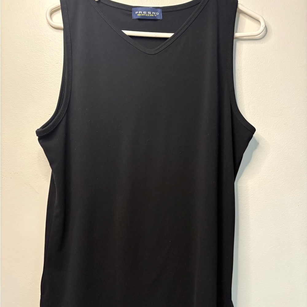Women's Black Sleeveless Top